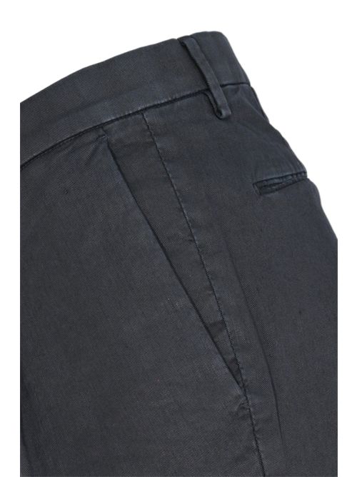 Pantalone Frederick in misto lino e cotone con pinces Blu MICHELE CARBONE | FREDERICK 2951BLU